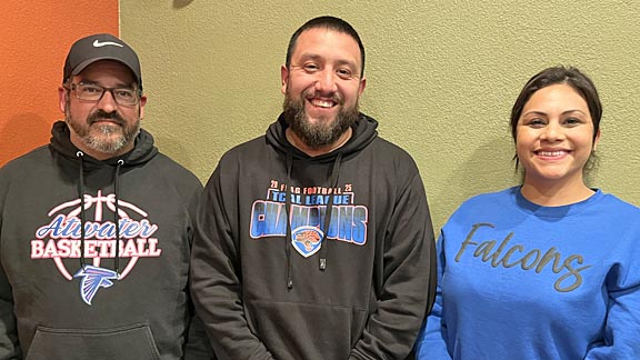 Girls flag football head coaches for the Lions All-Star Football Classic